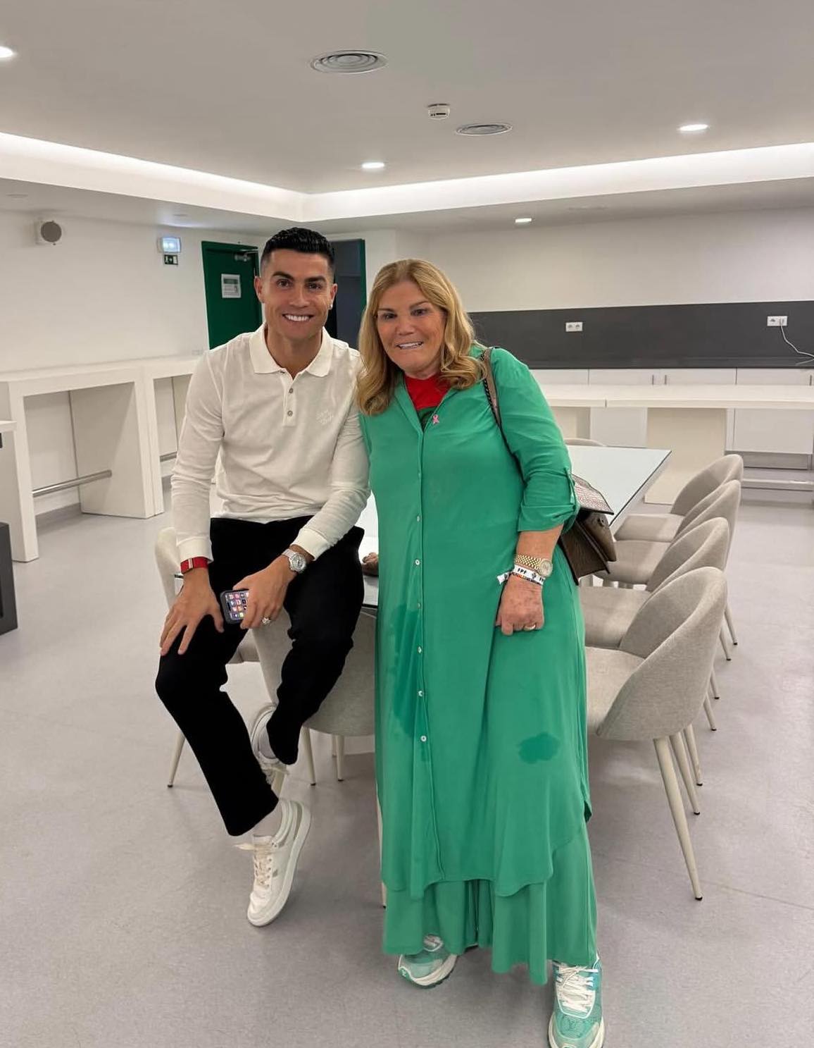 Cristiano Ronaldo’s mother is Maria Dolores dos Santos Aveiro
